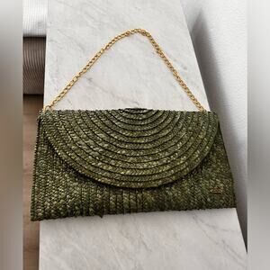 Sun n sand green purse clutch beach poolside vacation